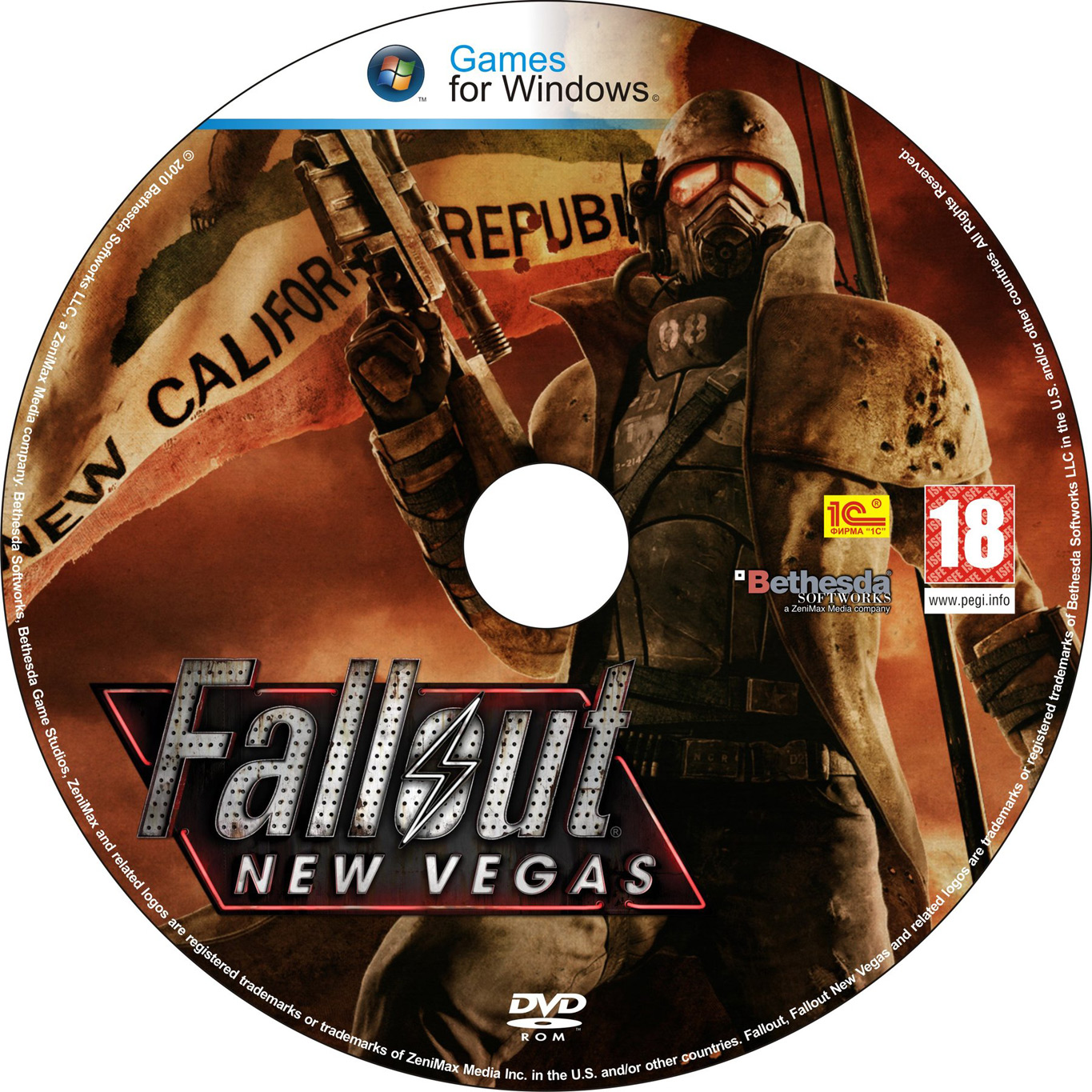 Fallout: New Vegas - CD obal 2