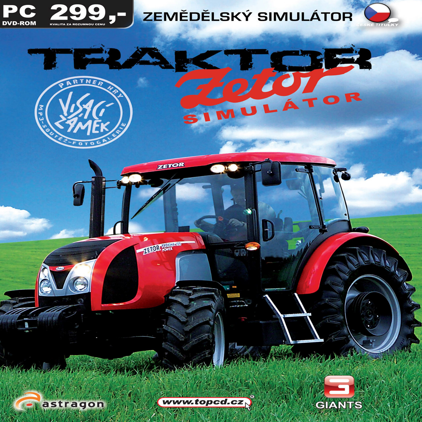 Farming Simulator 2009 - pedn CD obal 4