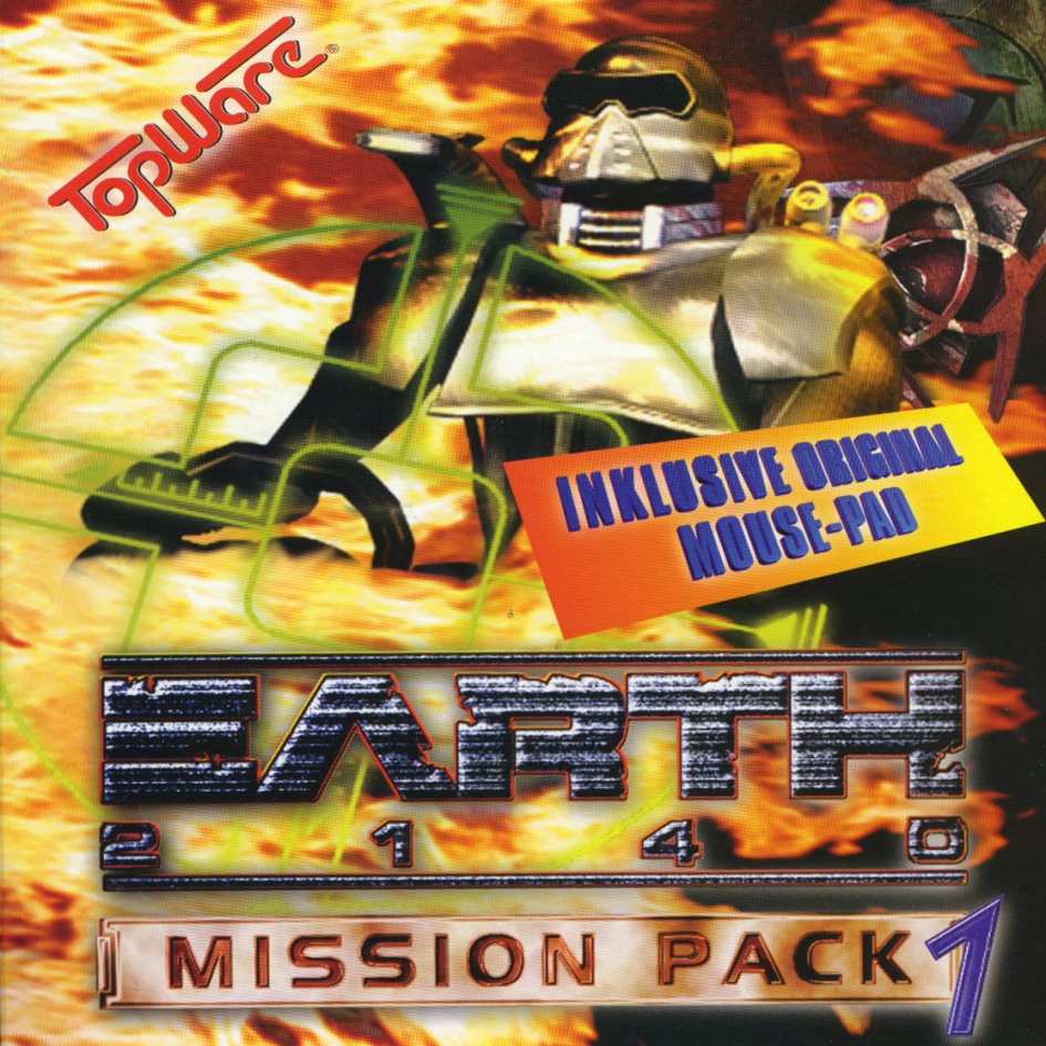 Earth 2140: Mission Pack 1 - pedn CD obal