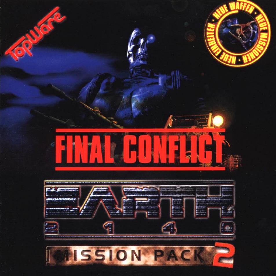 Earth 2140: Mission Pack 2 - Final Conflict - pedn CD obal