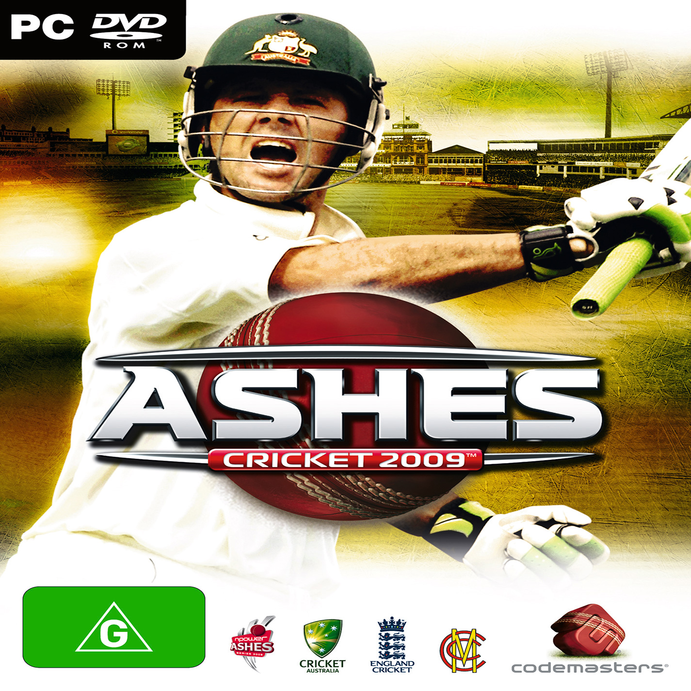 Ashes Cricket 2009 - pedn CD obal