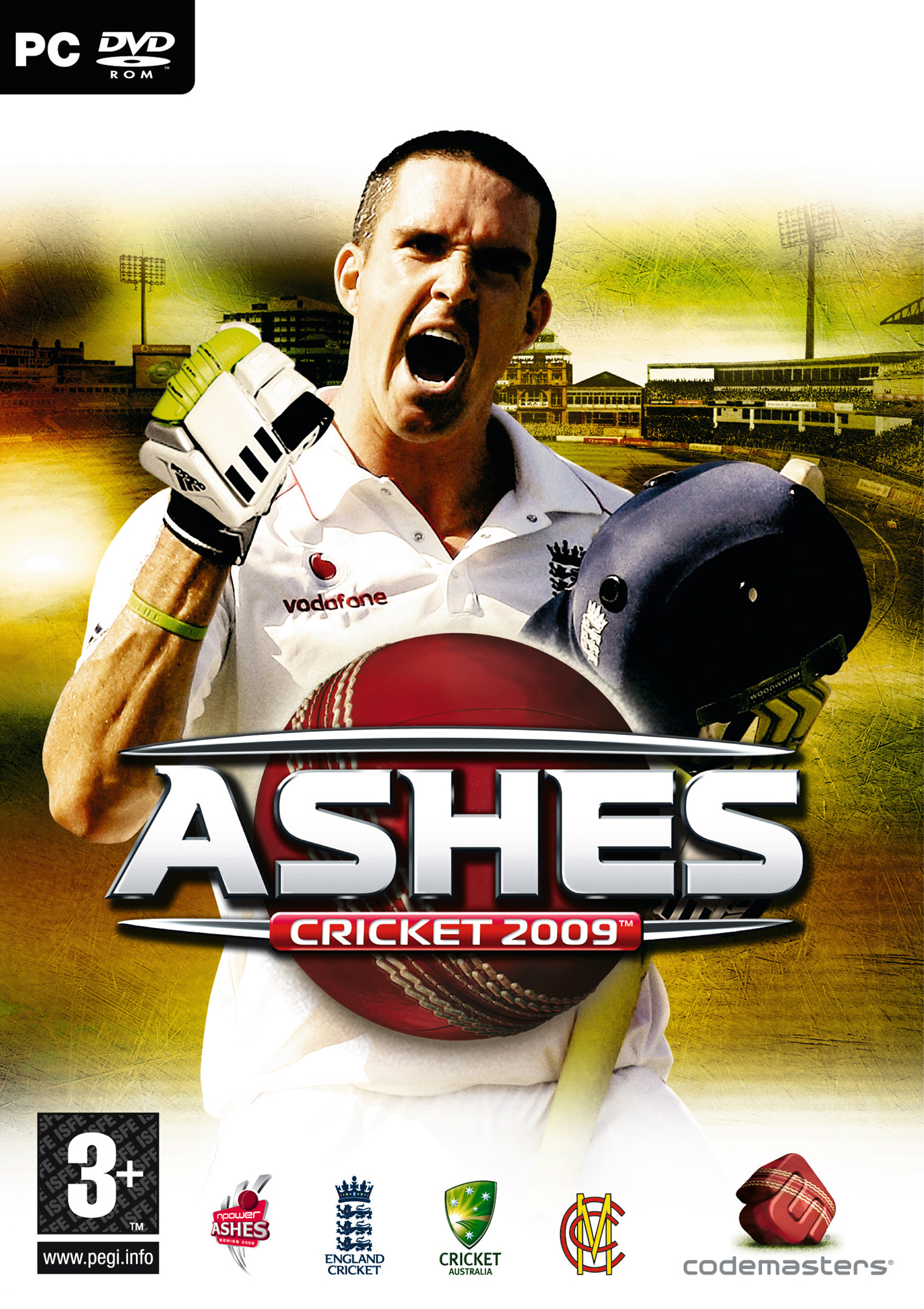 Ashes Cricket 2009 - pedn DVD obal 2