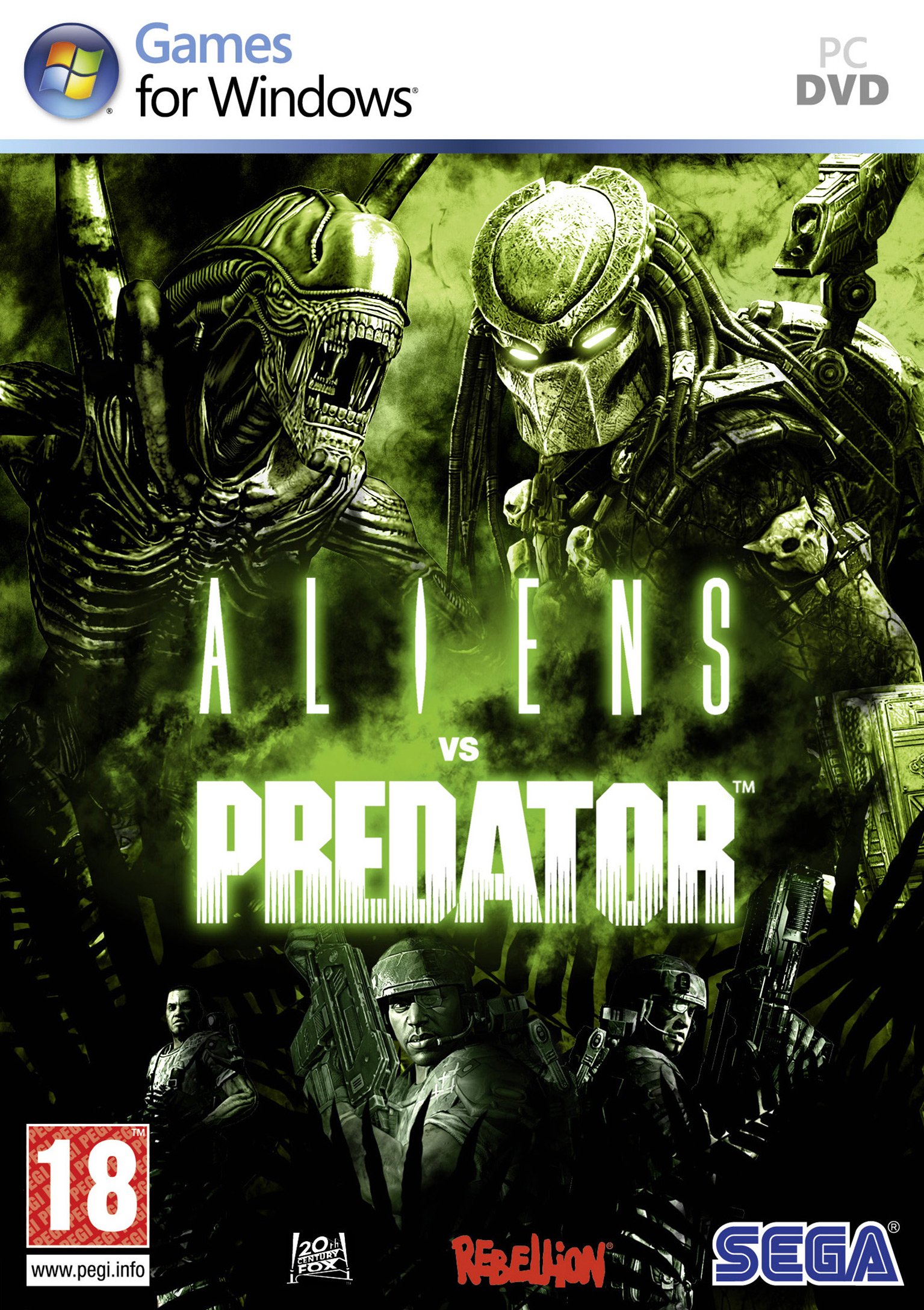 Aliens vs Predator - pedn DVD obal