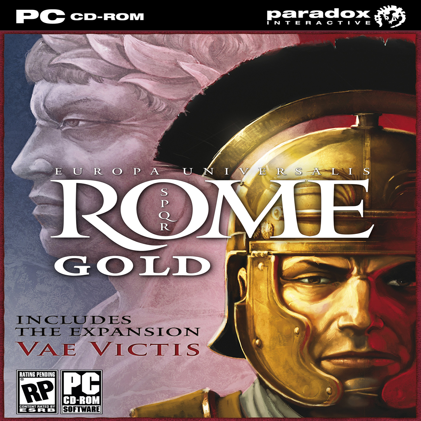 Europa Universalis: Rome Gold - pedn CD obal
