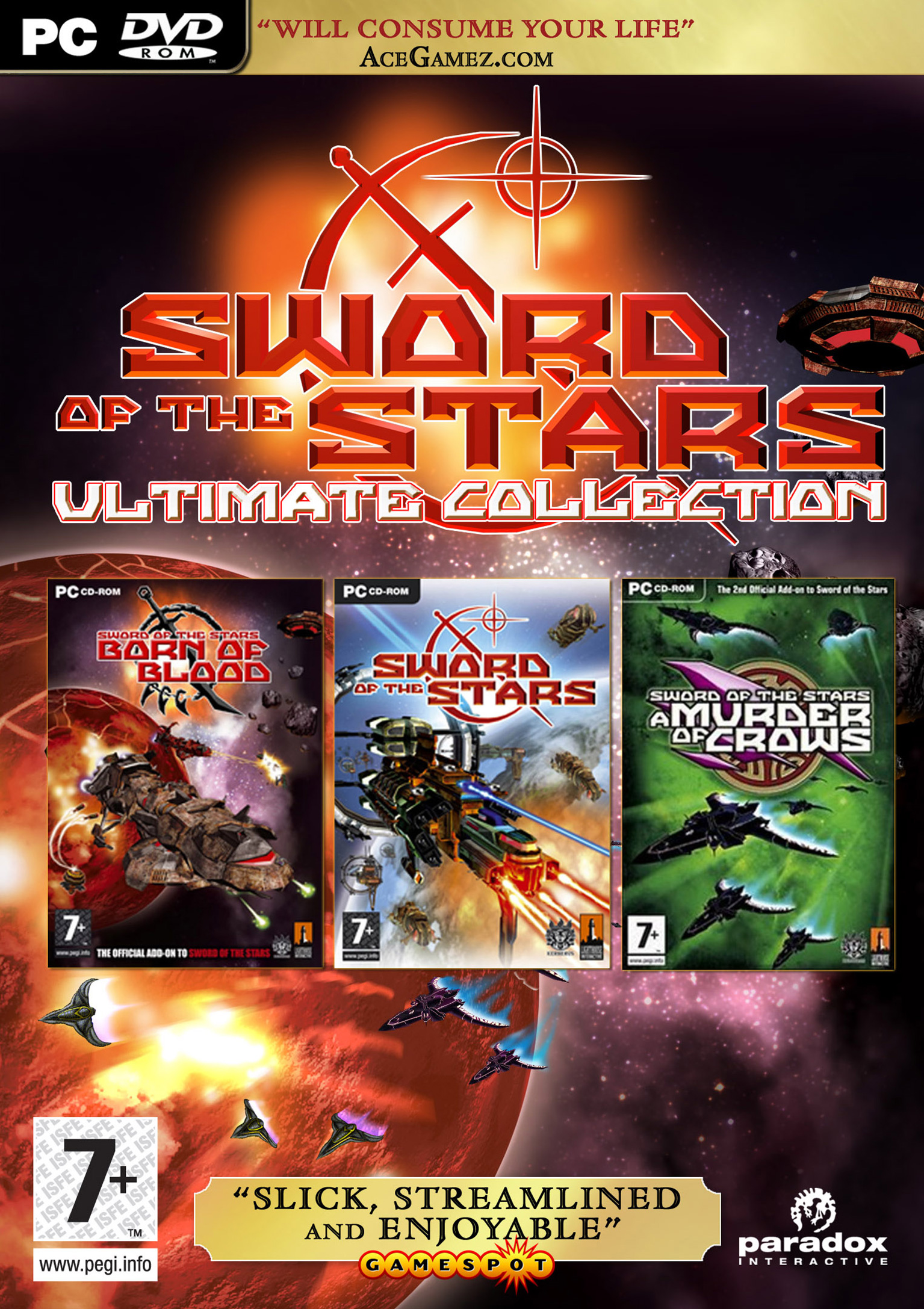 Sword of the Stars: Ultimate Collection - pedn DVD obal