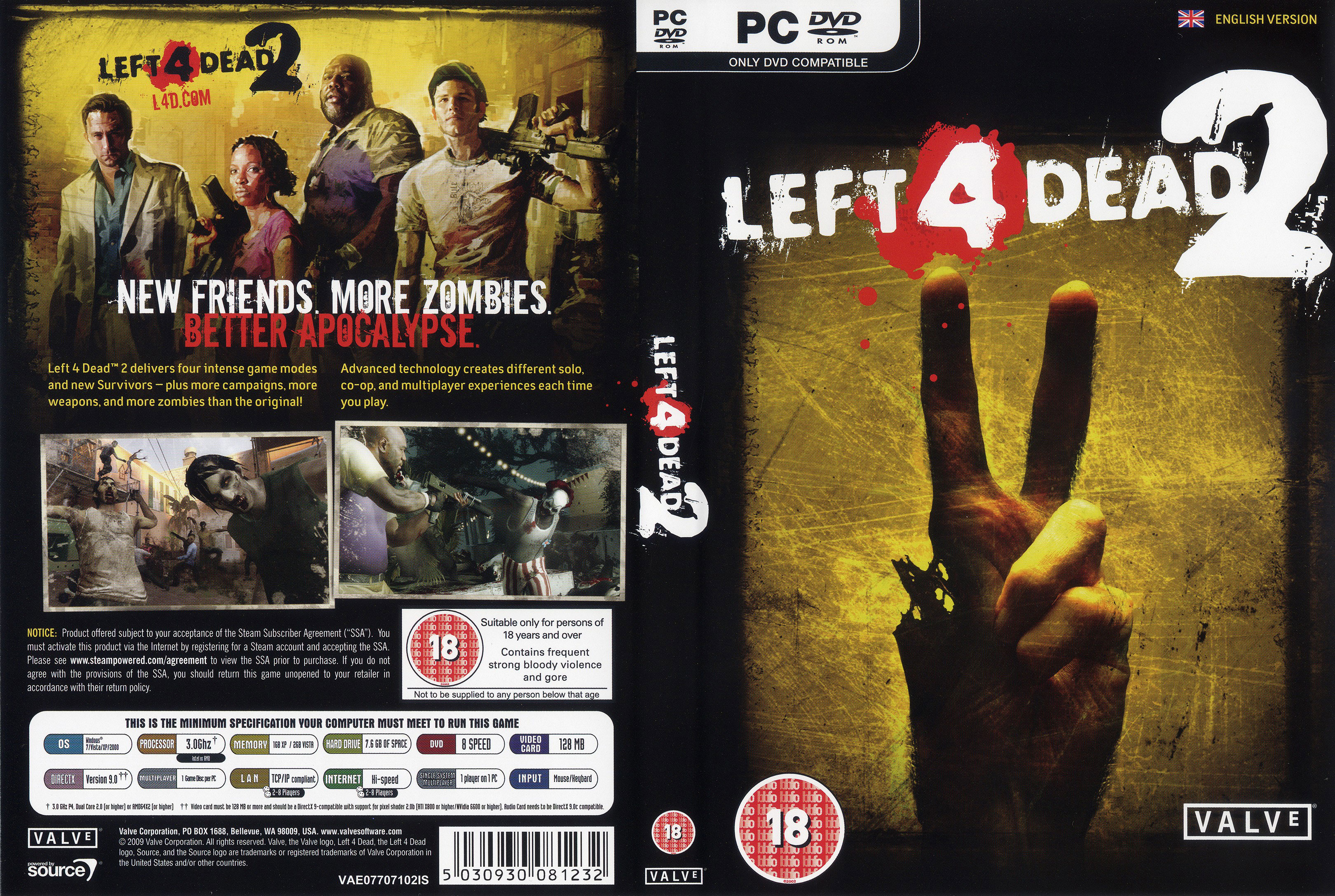 Left 4 Dead 2 - DVD obal 2