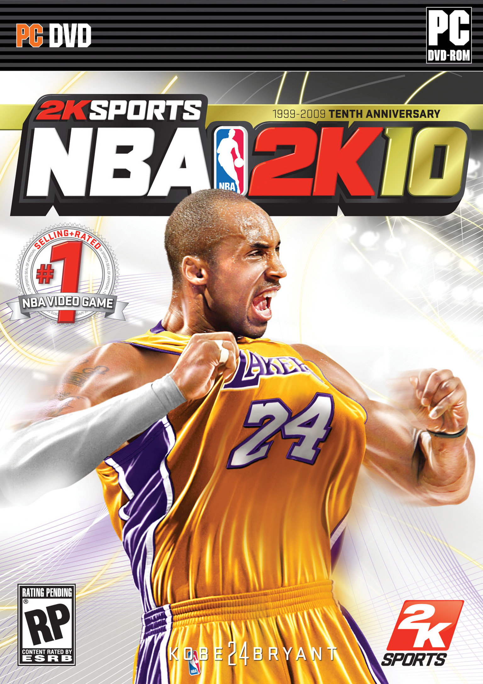 NBA 2K10 - pedn DVD obal