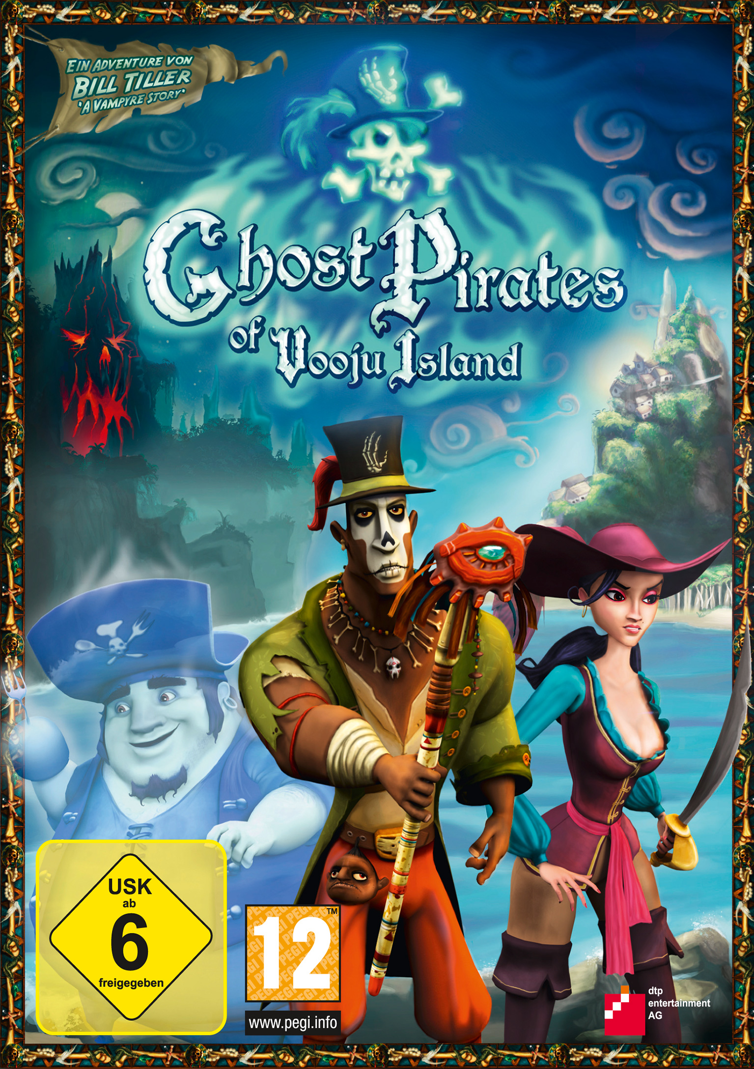 Ghost Pirates of Vooju Island - pedn DVD obal