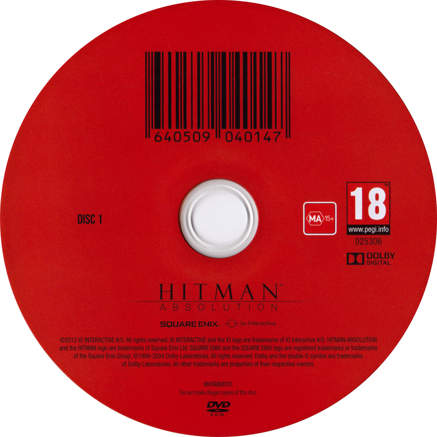 Hitman: Absolution - CD obal