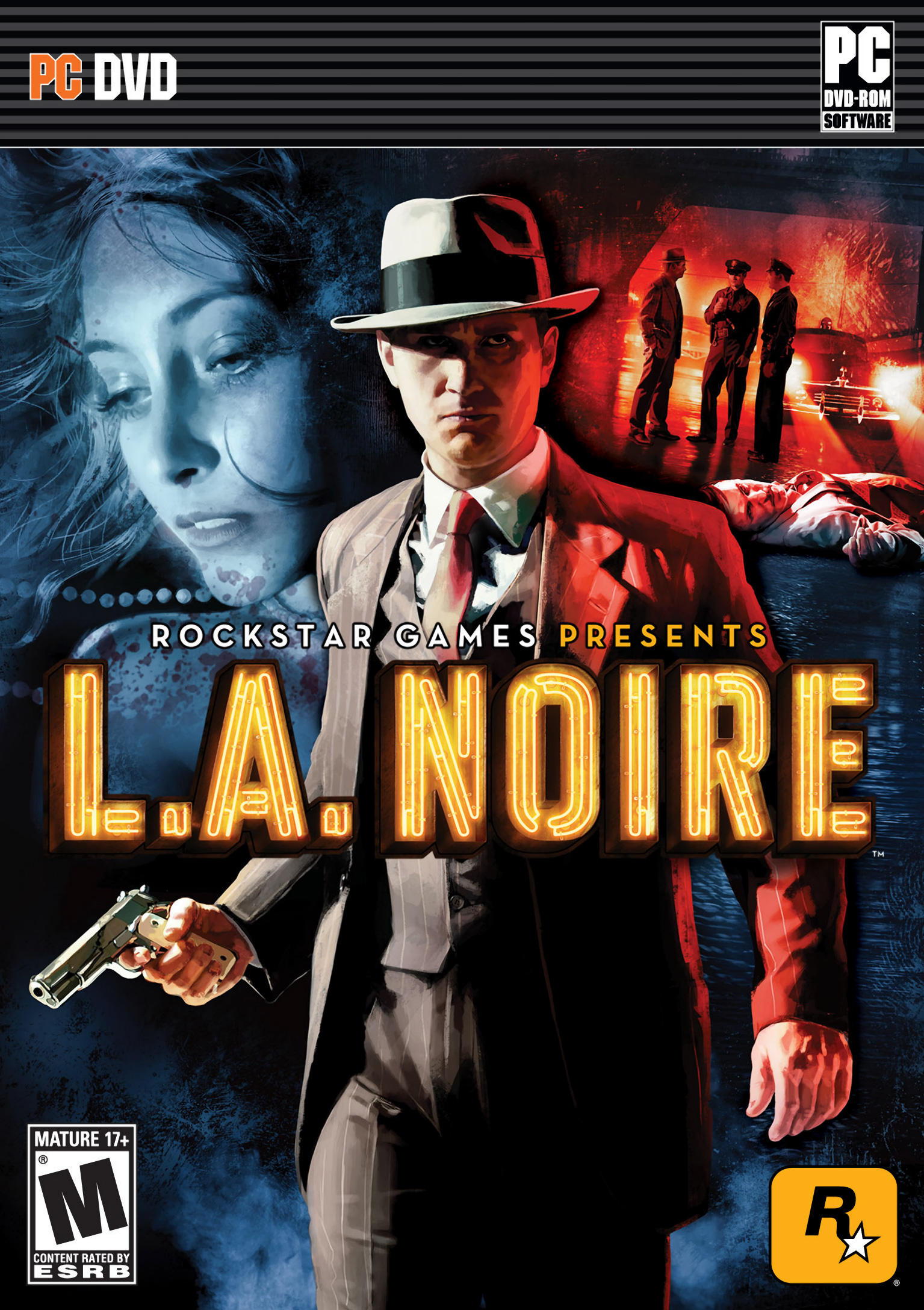 L.A. Noire - pedn DVD obal