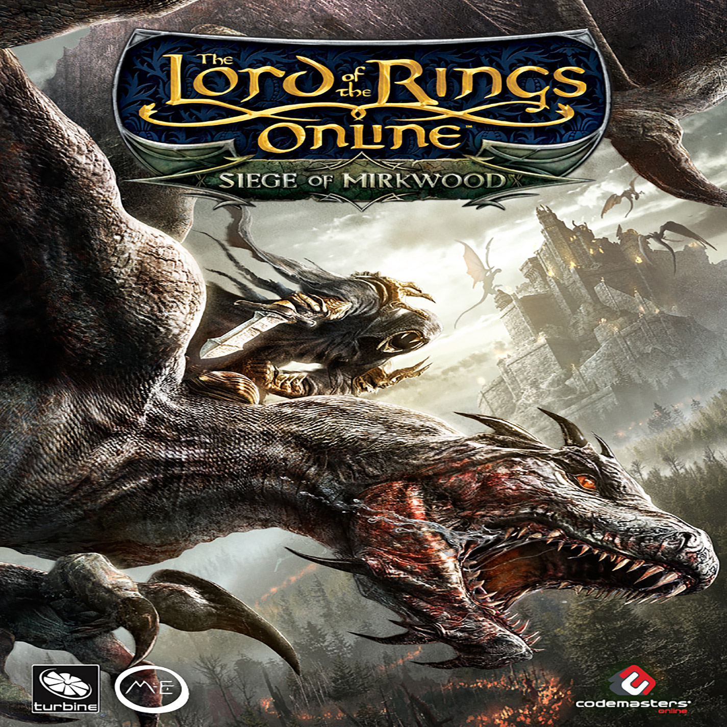 The Lord of the Rings Online: Siege of Mirkwood - pedn CD obal