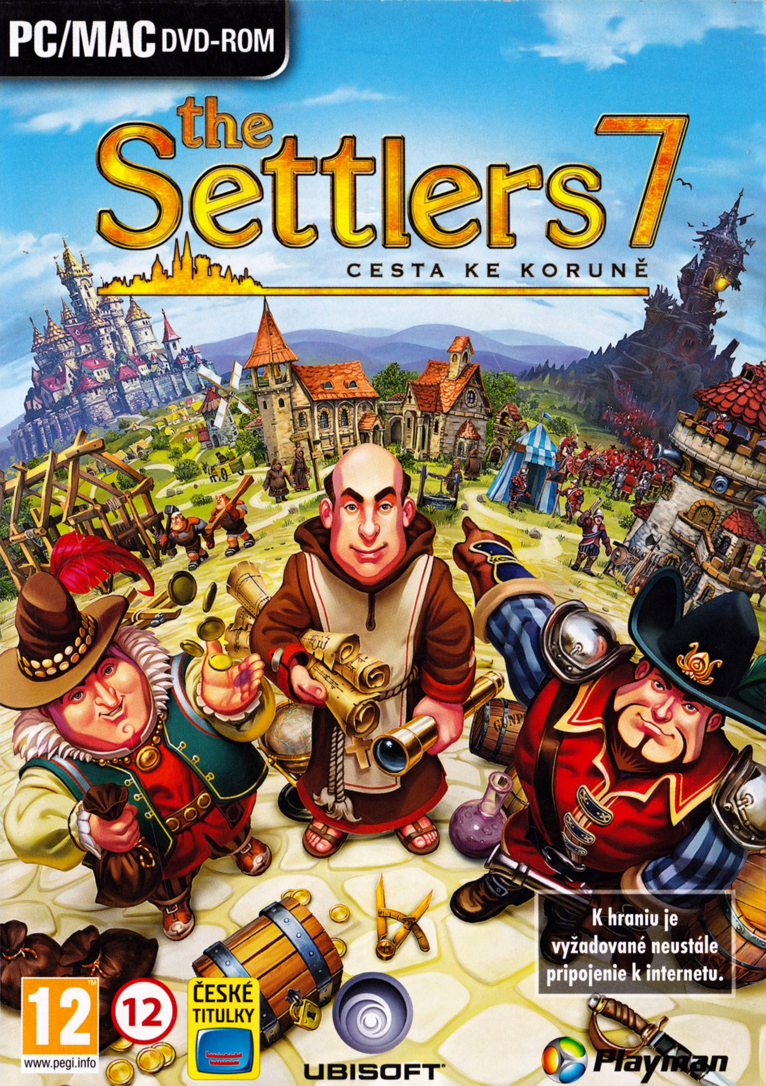 The Settlers 7: Paths to a Kingdom - pedn DVD obal