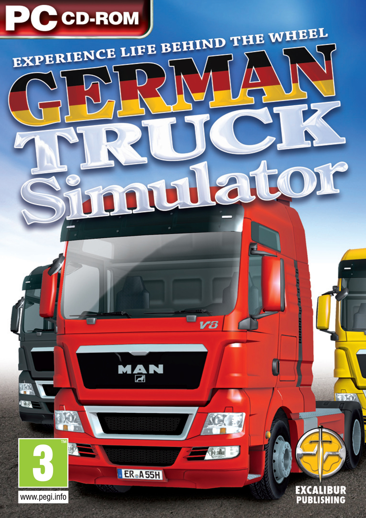 German Truck Simulator - pedn DVD obal