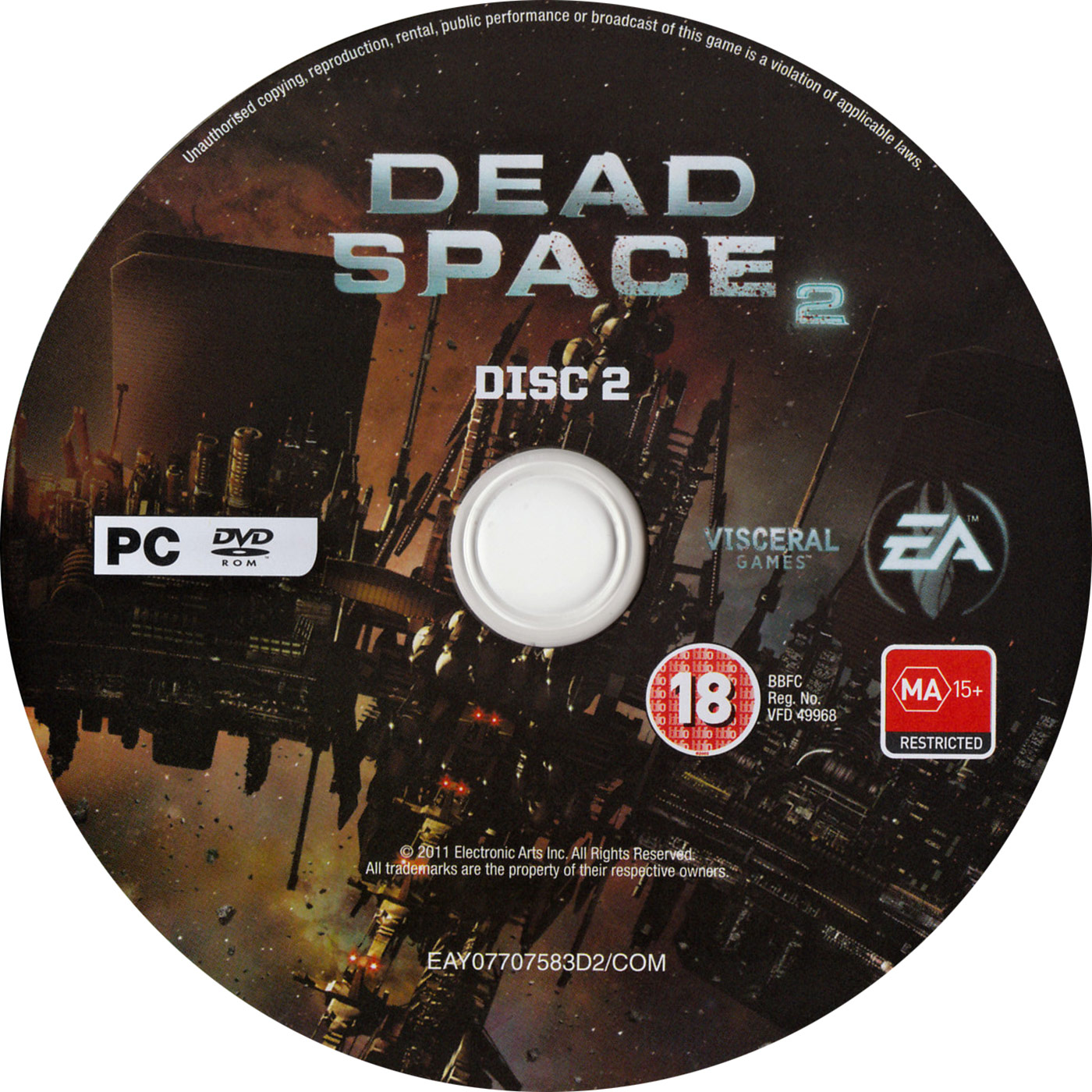 Dead Space 2 - CD obal 2
