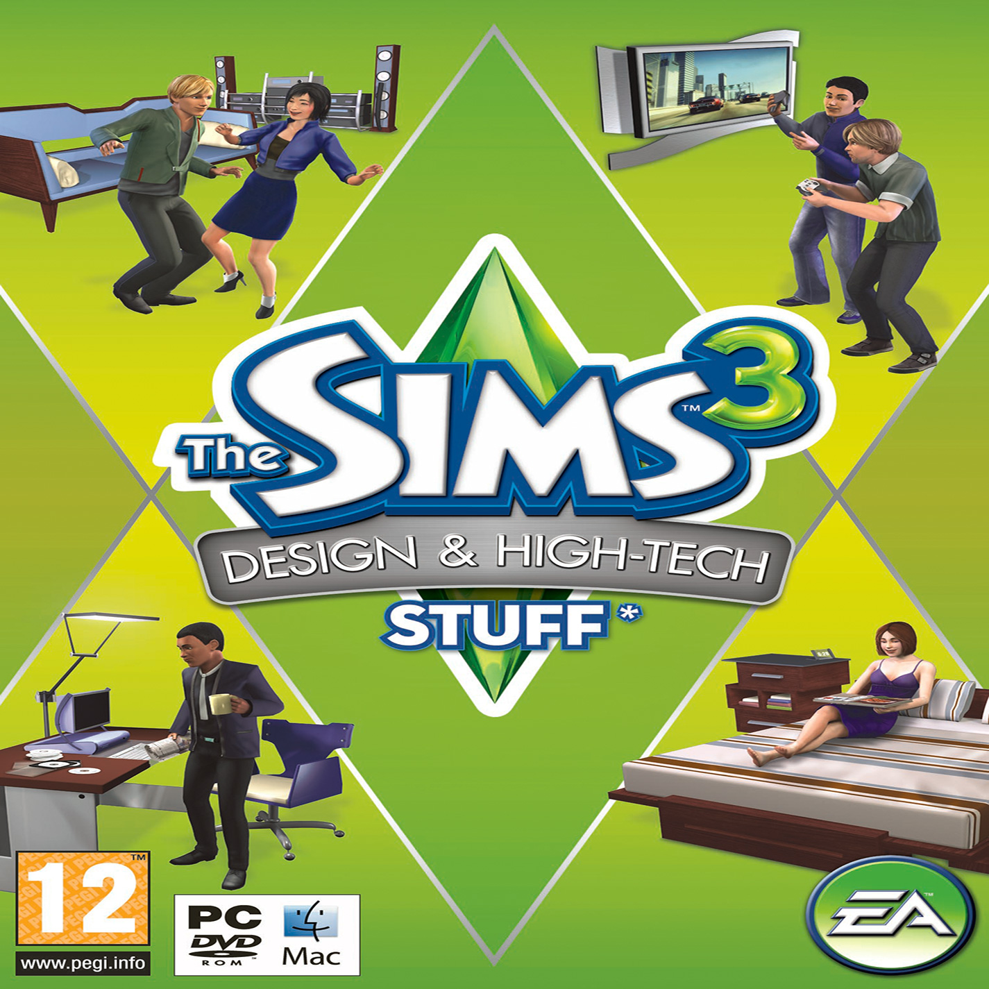 The Sims 3: High-End Loft Stuff - pedn CD obal