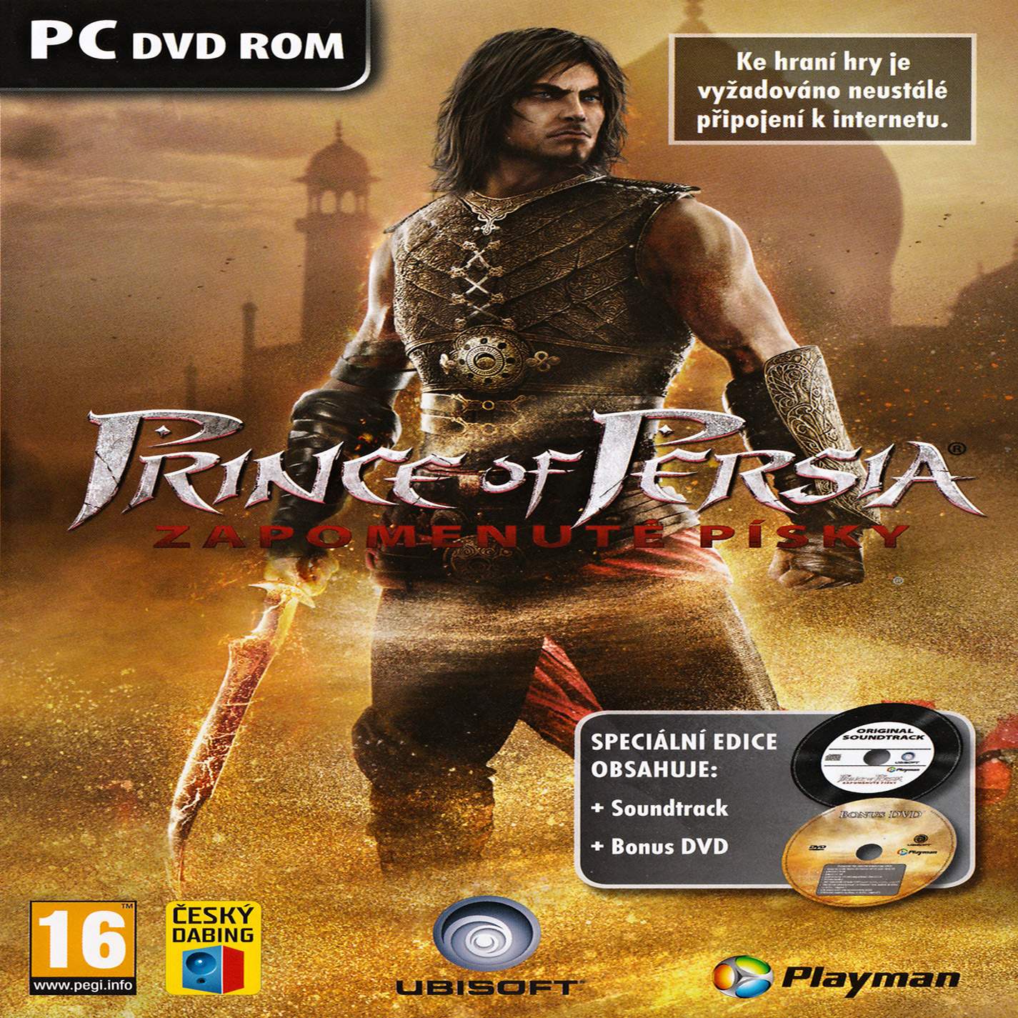 Prince of Persia: The Forgotten Sands - pedn CD obal