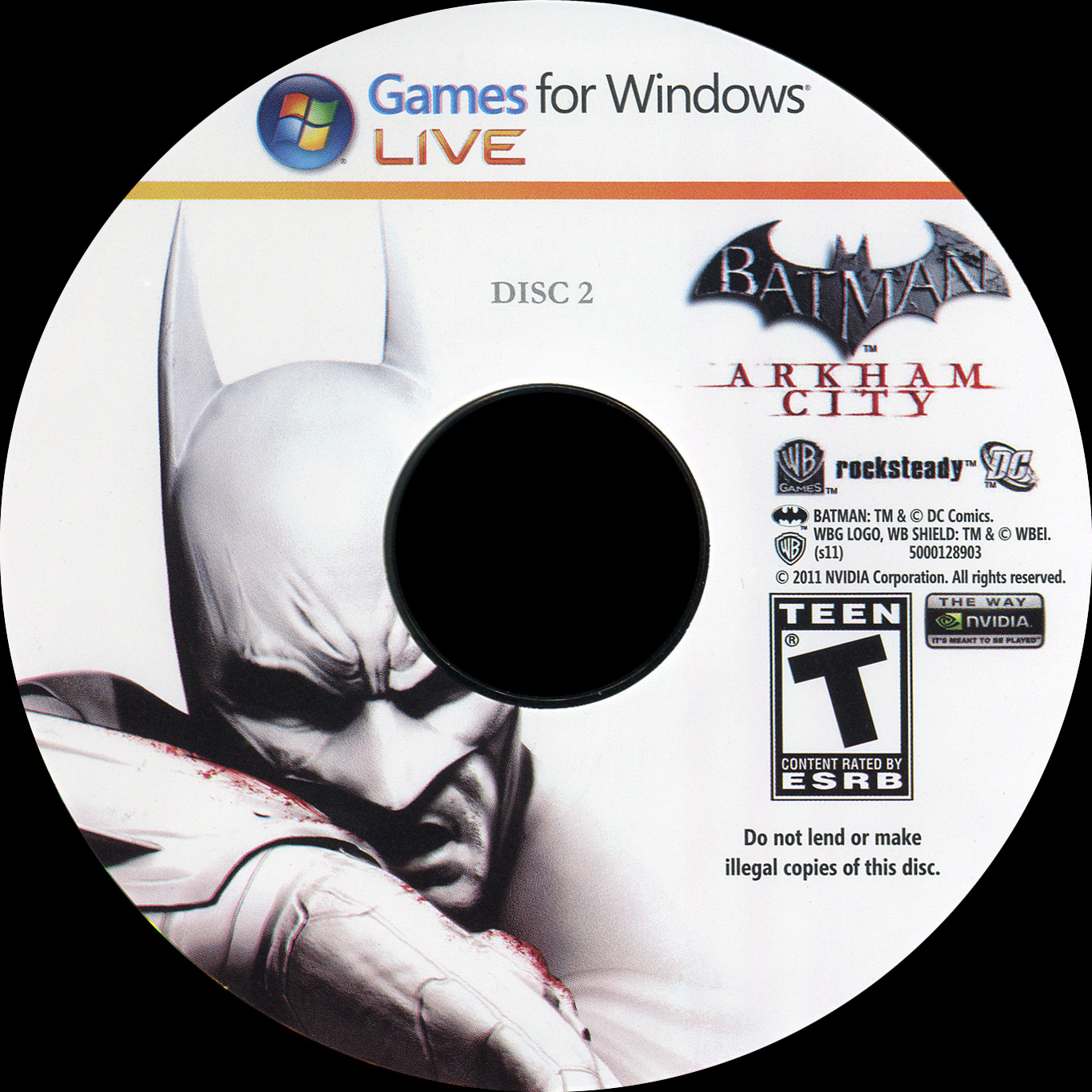 Batman: Arkham City - CD obal 2