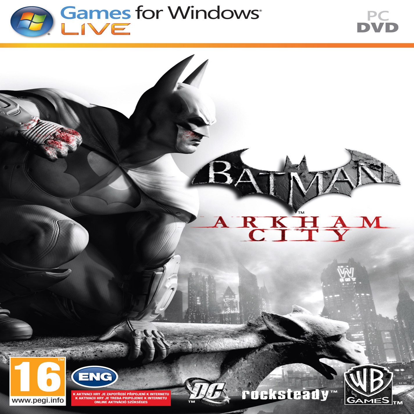 Batman: Arkham City - pedn CD obal