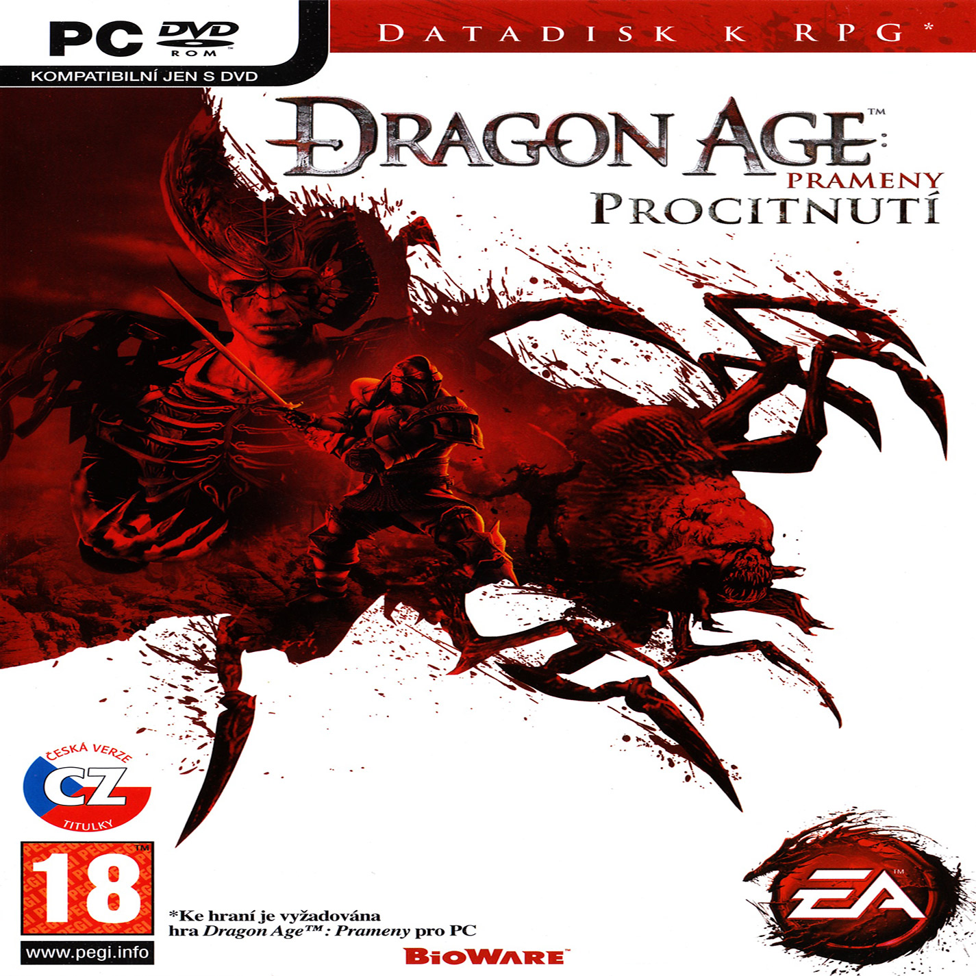 Dragon Age: Origins - Awakening - pedn CD obal