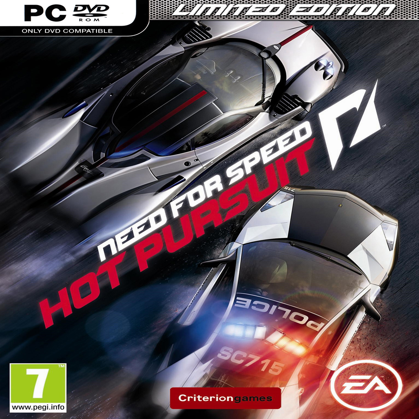 Need for Speed: Hot Pursuit - pedn CD obal 2