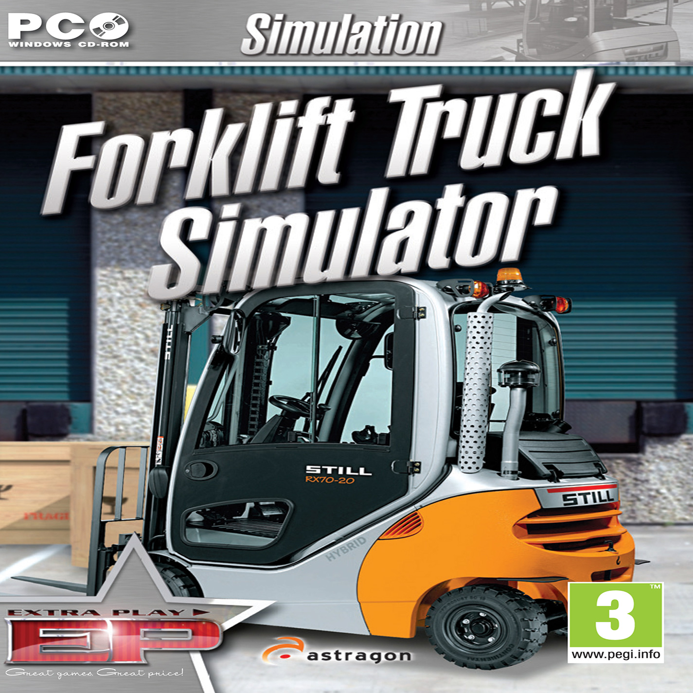 Forklift Truck Simulator 2009 - pedn CD obal