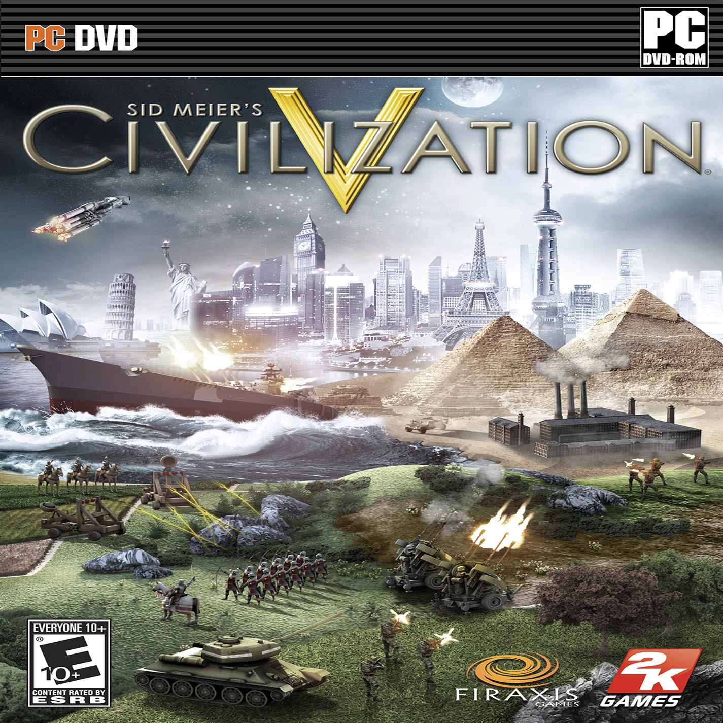 Civilization V - pedn CD obal 2
