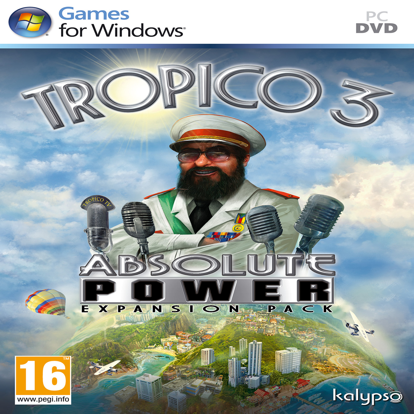 Tropico 3: Absolute Power - pedn CD obal