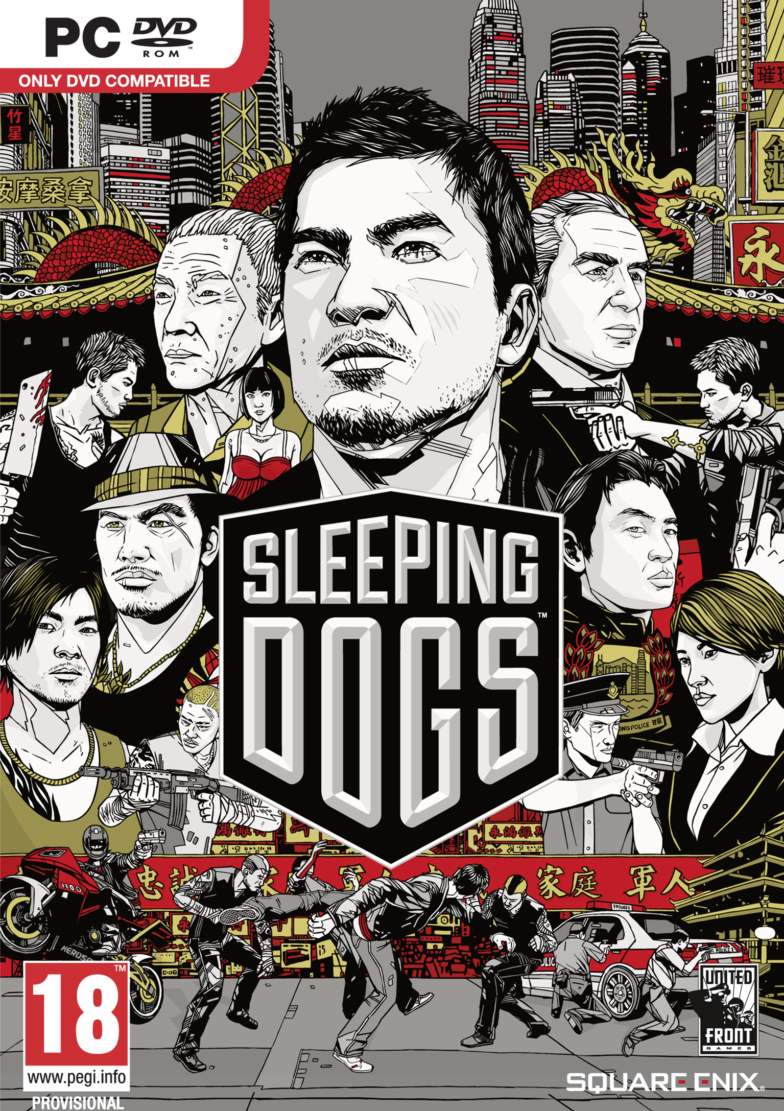 Sleeping Dogs - pedn DVD obal