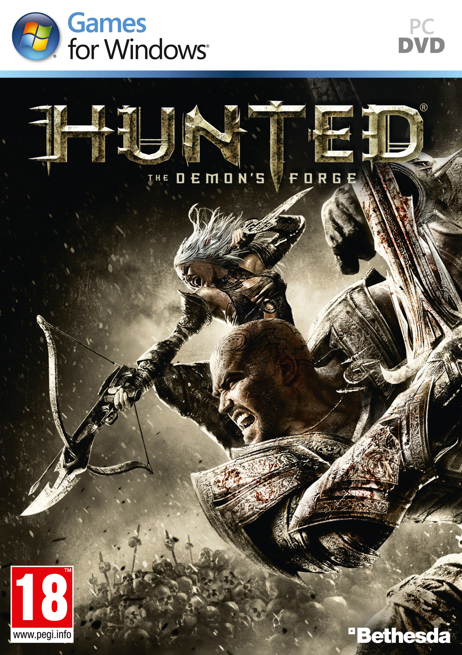 Hunted: The Demon's Forge - pedn DVD obal