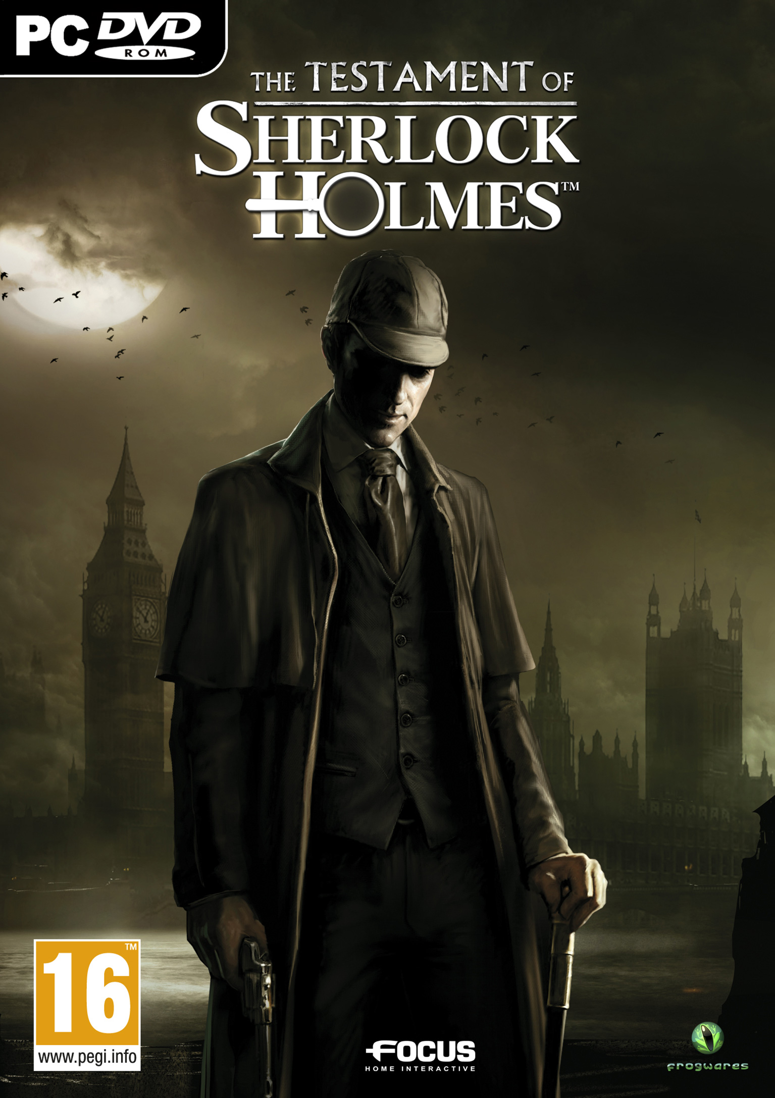 The Testament of Sherlock Holmes - pedn DVD obal