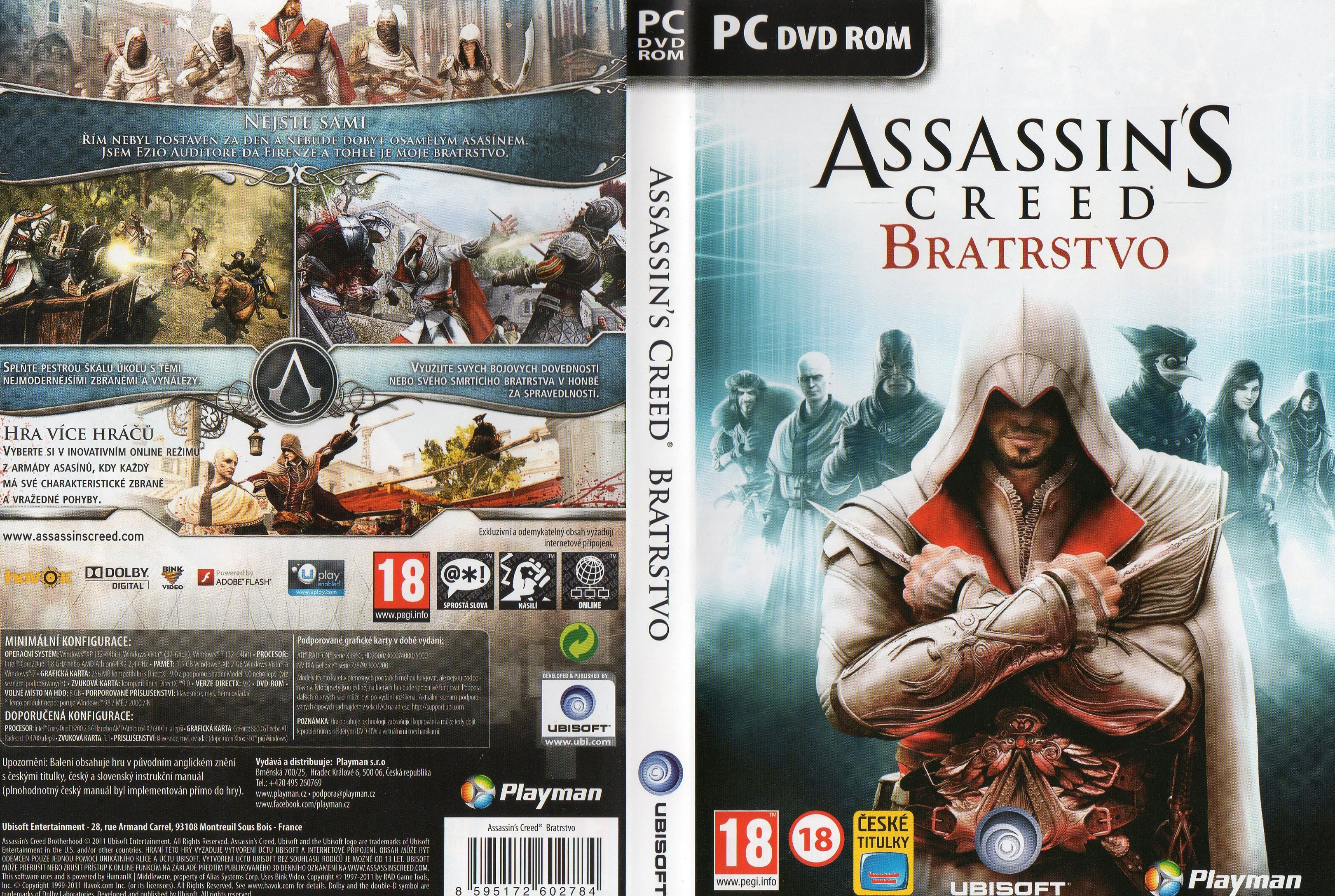 Assassins Creed: Brotherhood - DVD obal