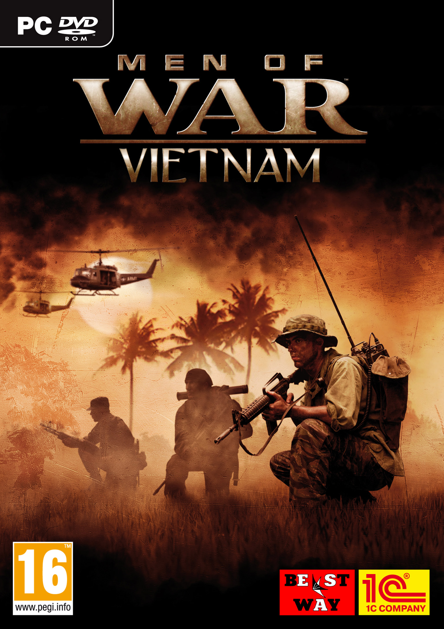 Men of War: Vietnam - pedn DVD obal