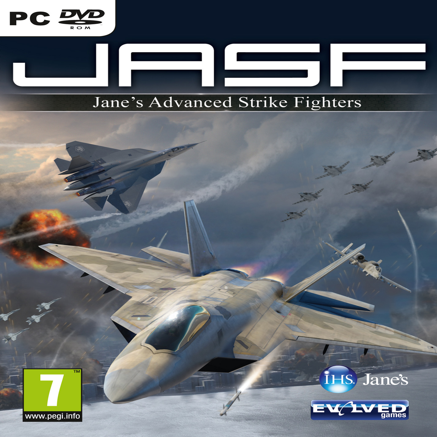 JASF Jane's Advanced Strike Fighters - pedn CD obal