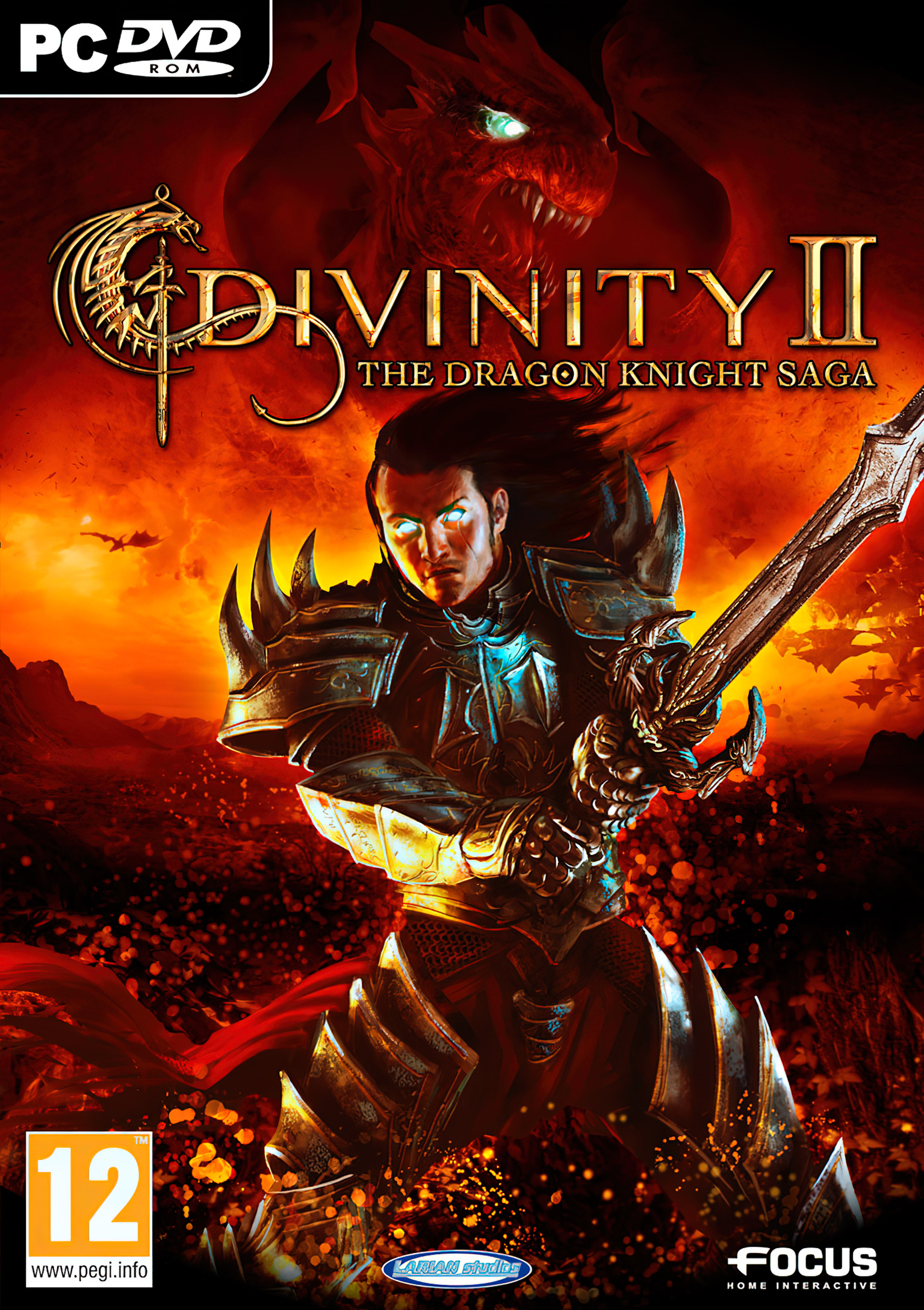 Divinity 2: The Dragon Knight Saga - pedn DVD obal