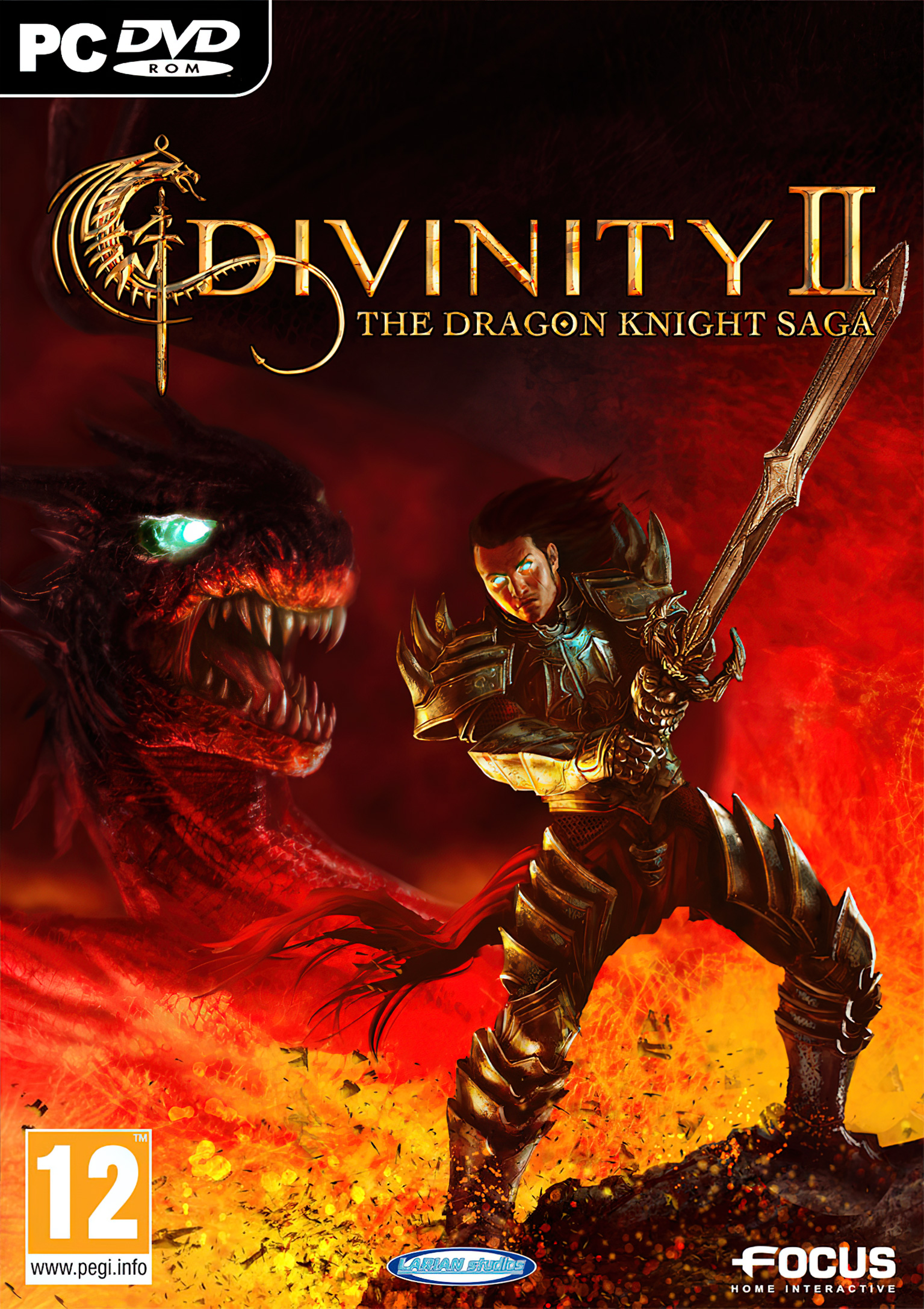 Divinity 2: The Dragon Knight Saga - pedn DVD obal 2