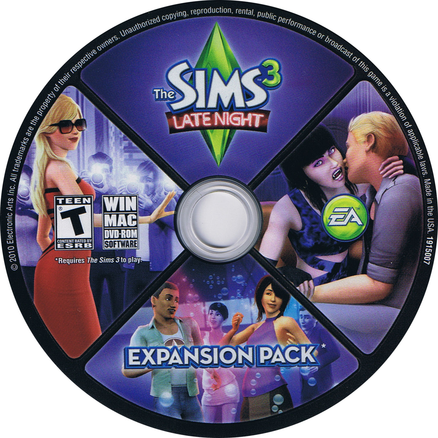 The Sims 3: Late Night - CD obal