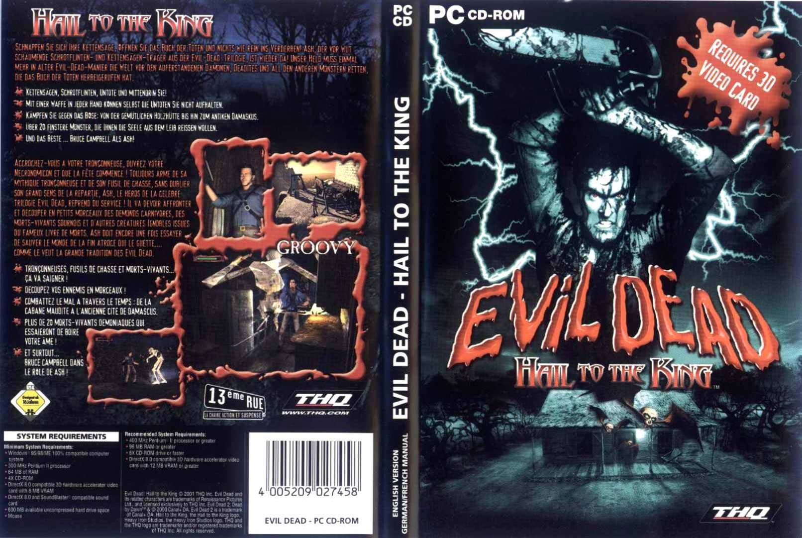 Evil Dead: Hail to the King - DVD obal