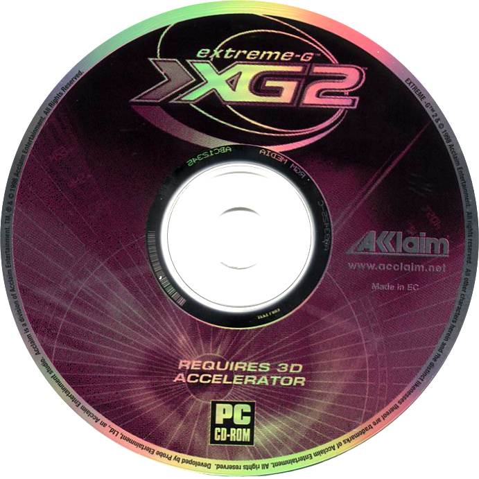 Extreme G2 - CD obal