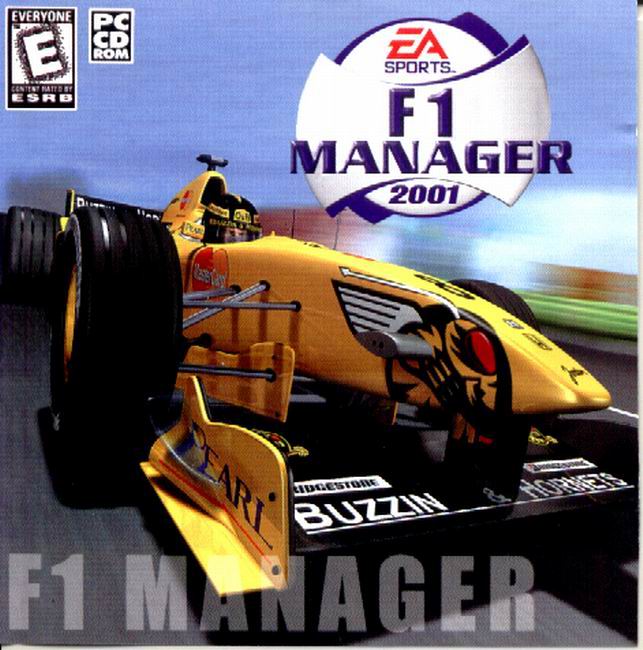 F1 Manager 2001 - pedn CD obal