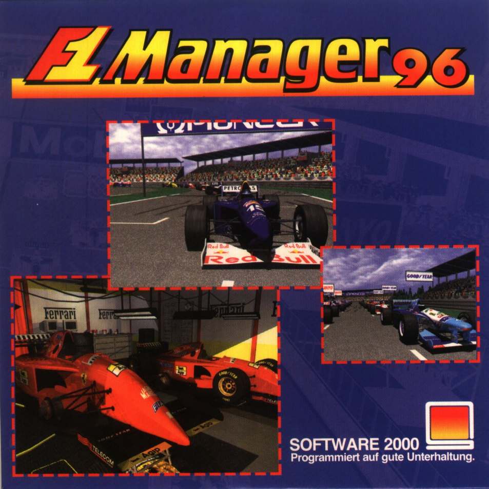 F1 Manager 96 - pedn CD obal