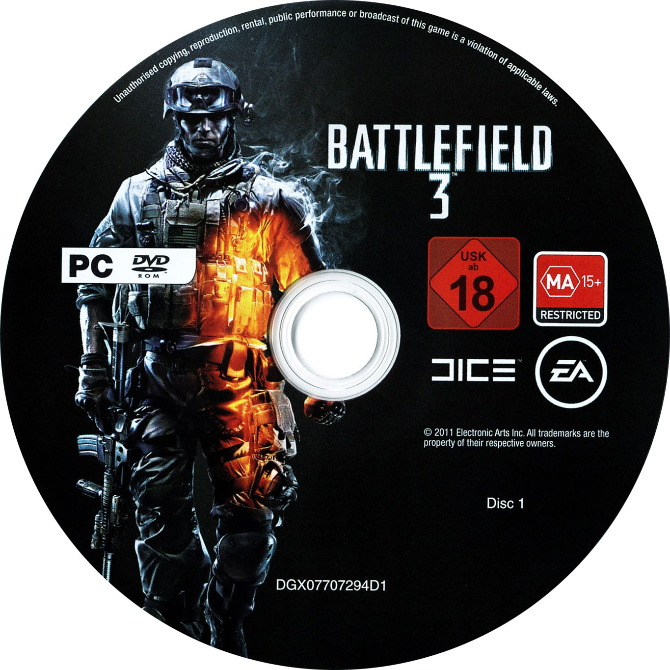 Battlefield 3 - CD obal 3