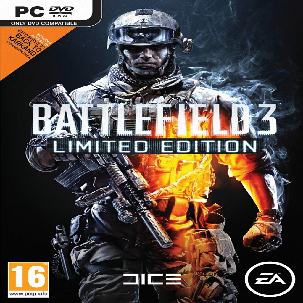 Battlefield 3 - pedn CD obal 2