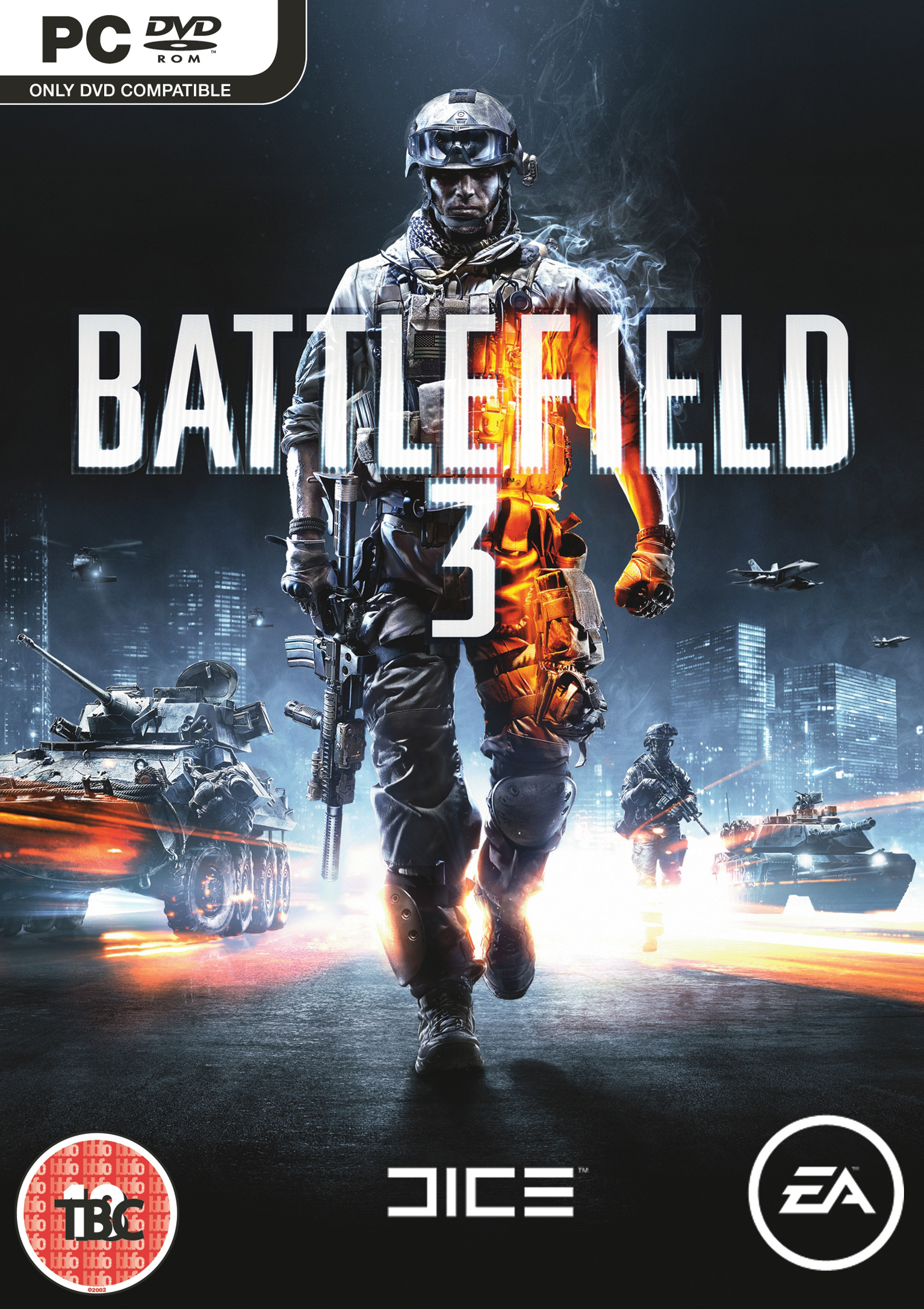 Battlefield 3 - pedn DVD obal