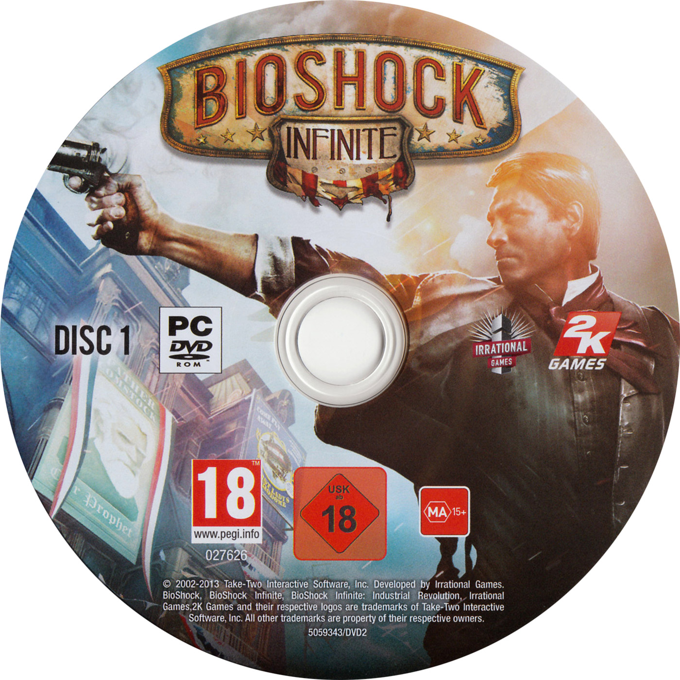 BioShock: Infinite - CD obal