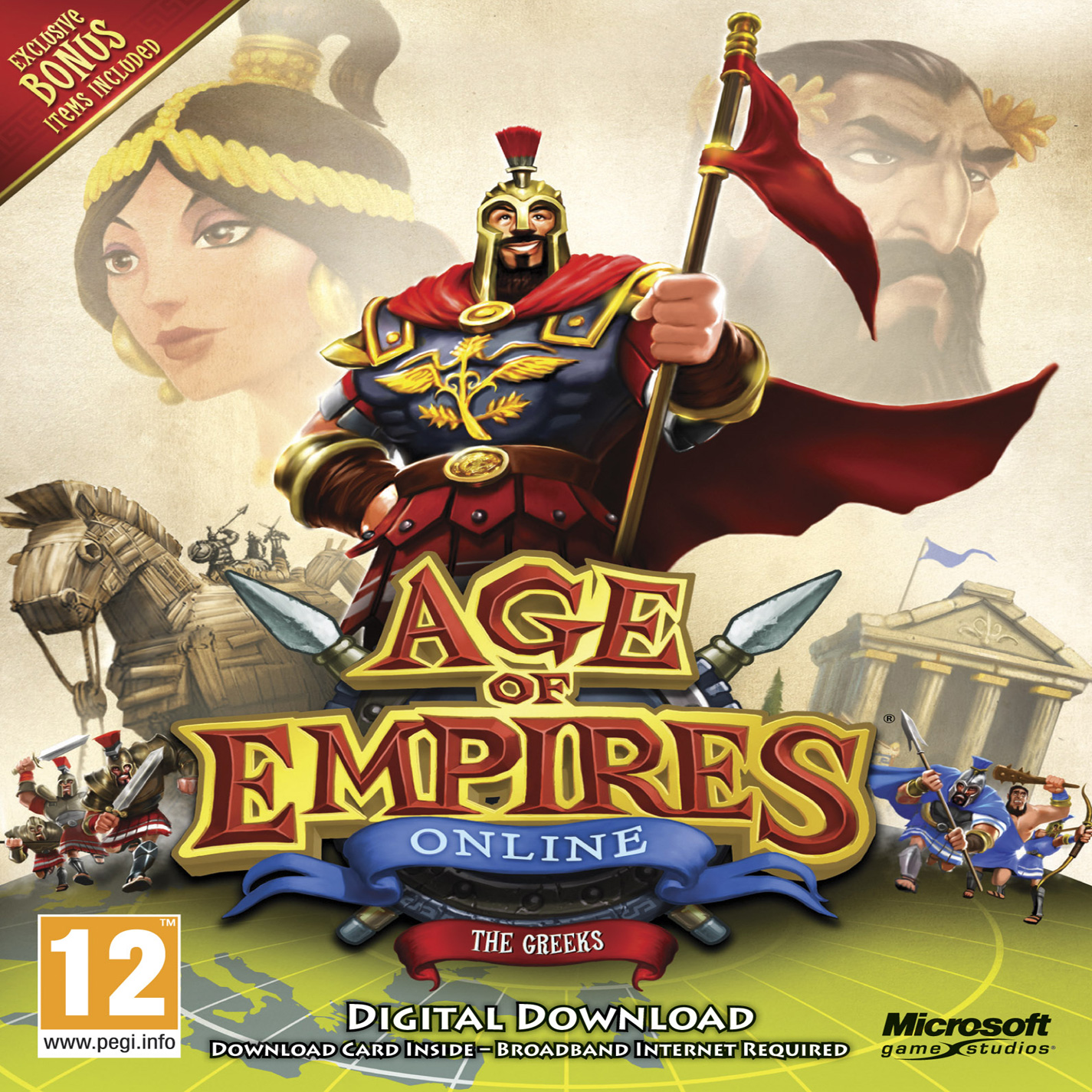 Age of Empires Online - pedn CD obal