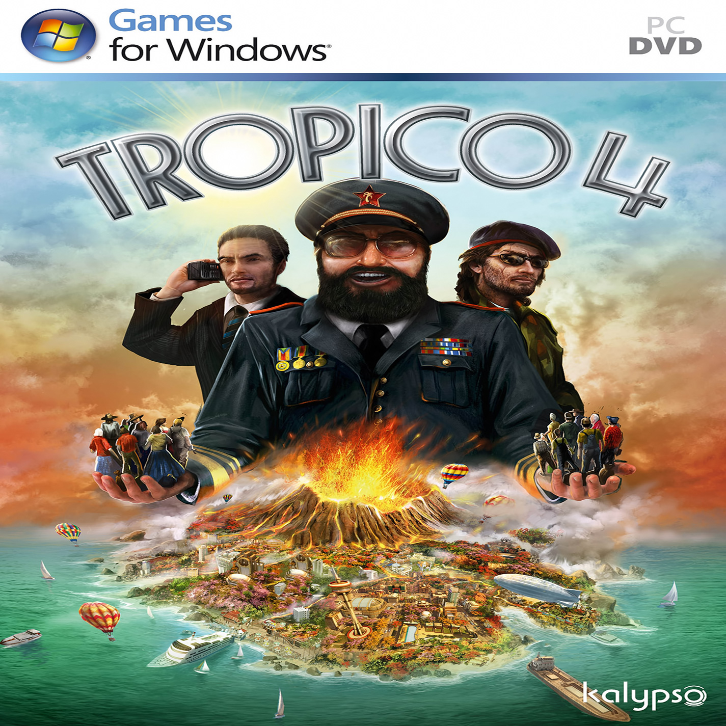 Tropico 4 - pedn CD obal