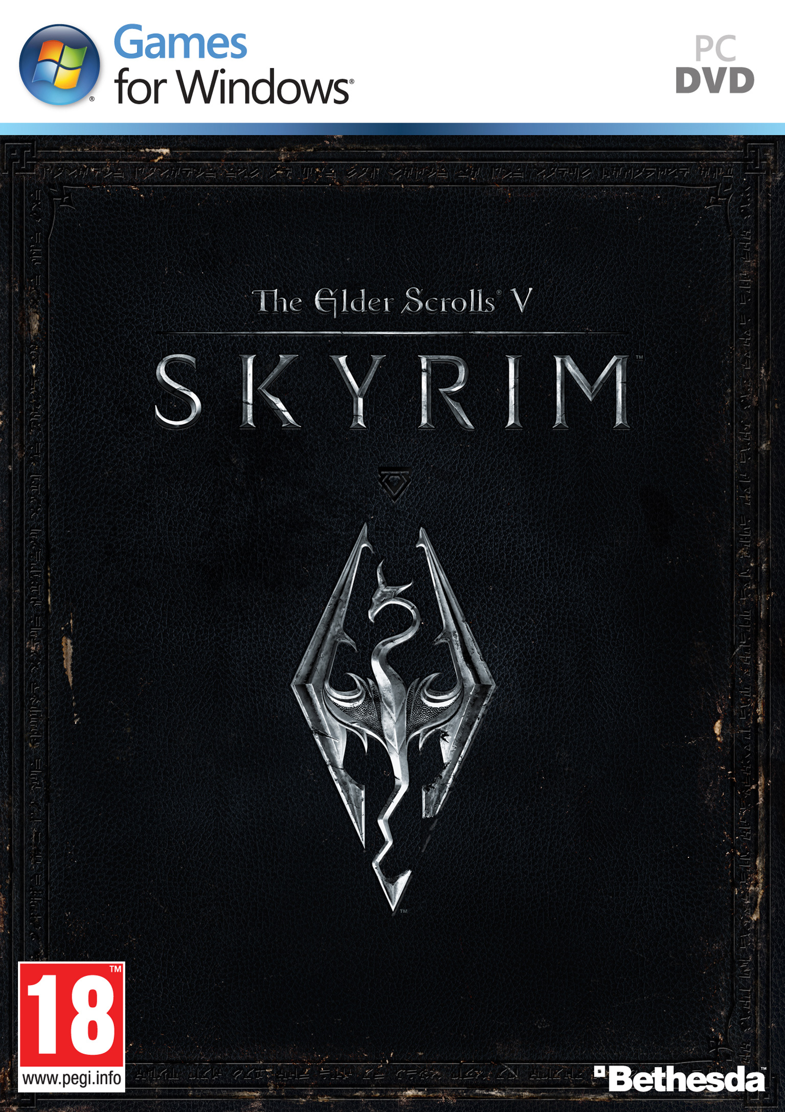 The Elder Scrolls 5: Skyrim - přední DVD obal