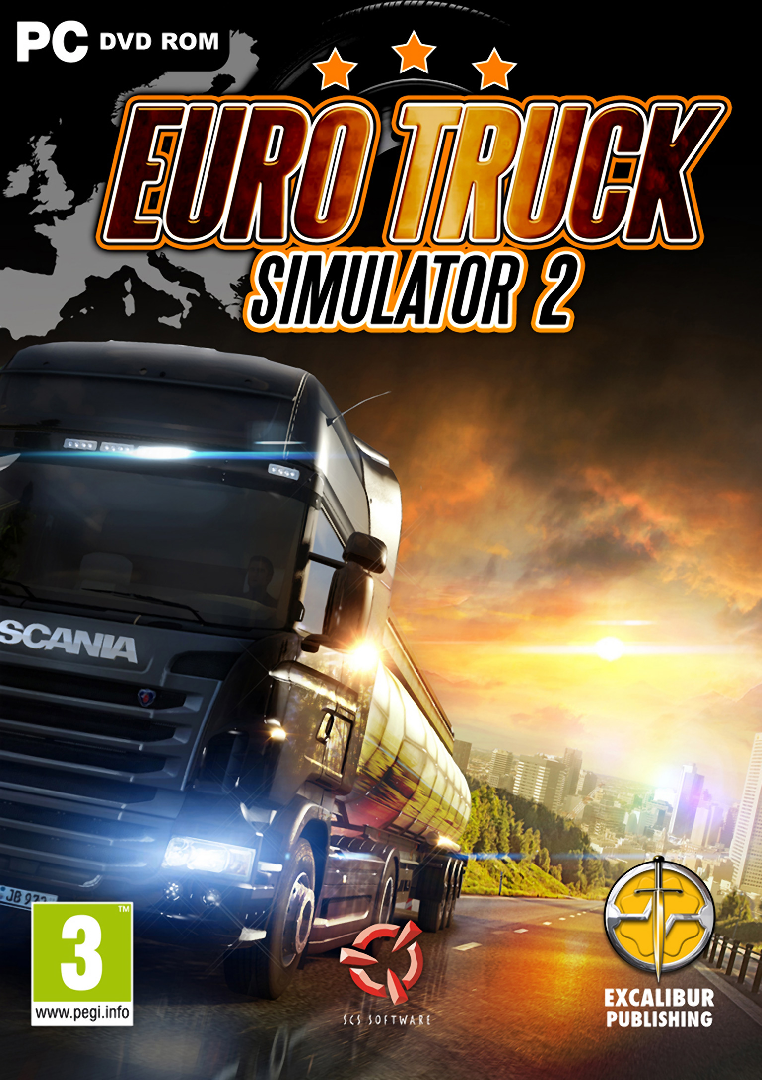 Euro Truck Simulator 2 - pedn DVD obal