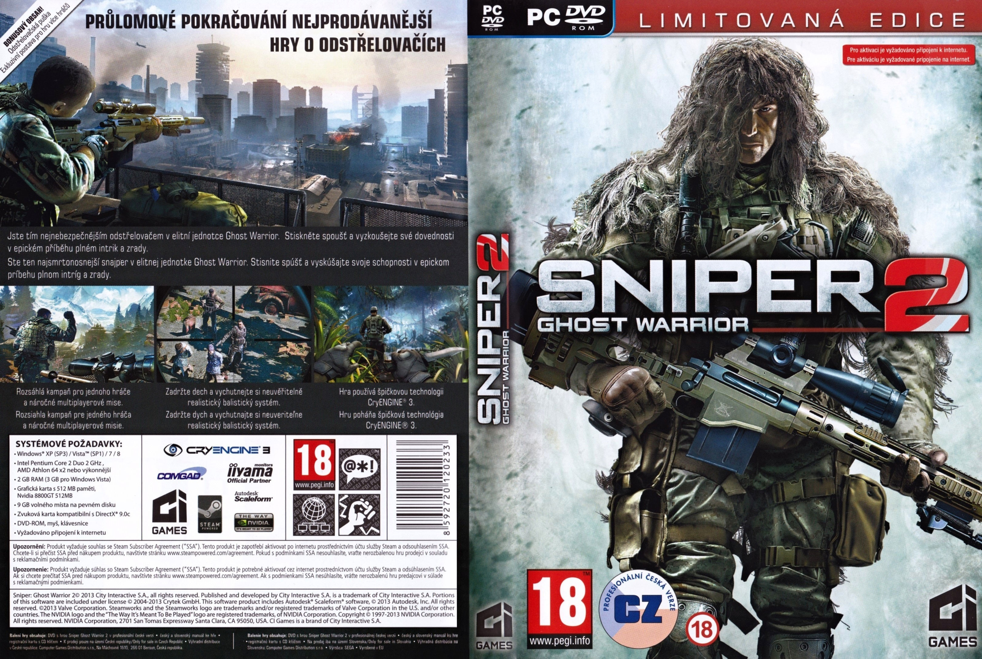 Sniper: Ghost Warrior 2 - DVD obal