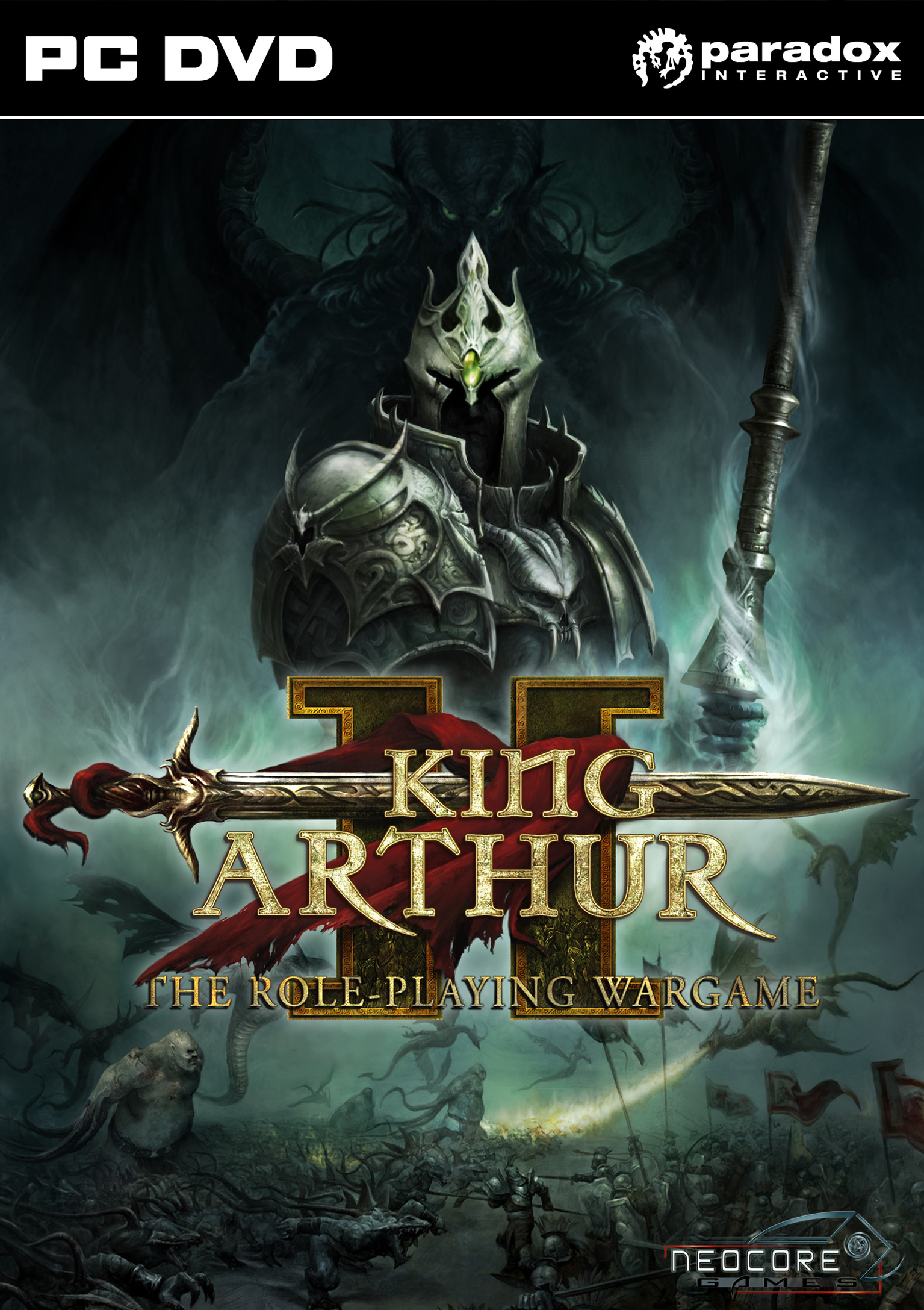 King Arthur II: The Role-playing Wargame - pedn DVD obal